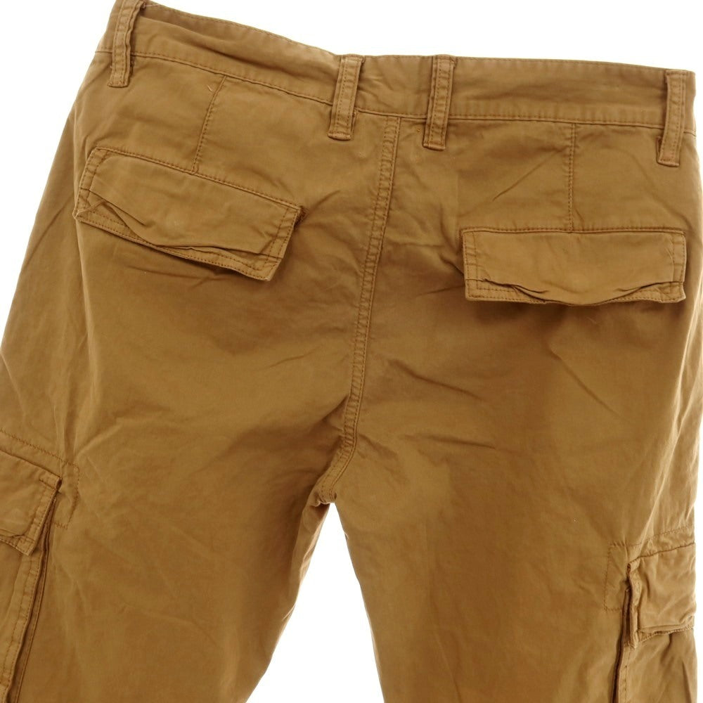 【新品】ガウディ GAUDI ストレッチ コットン カーゴパンツ ブラウン【 48 】【 状態ランクN 】【 メンズ 】