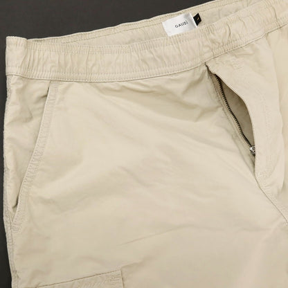 【新品アウトレット】ガウディ GAUDI ストレッチ コットン カーゴ ショートパンツ ベージュ【 L 】【 状態ランクN- 】【 メンズ 】