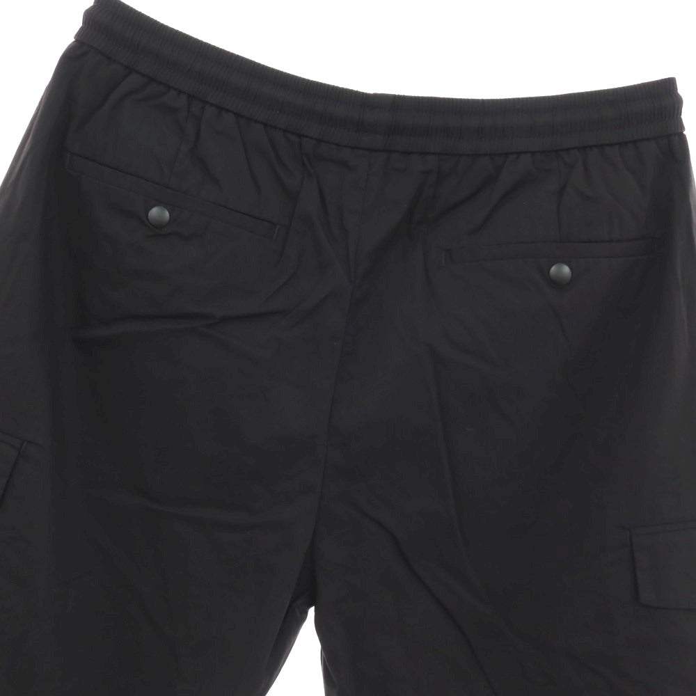 【新品】ガウディ GAUDI ストレッチ コットンナイロン カーゴ ショートパンツ ブラック【 M 】【 状態ランクN 】【 メンズ 】