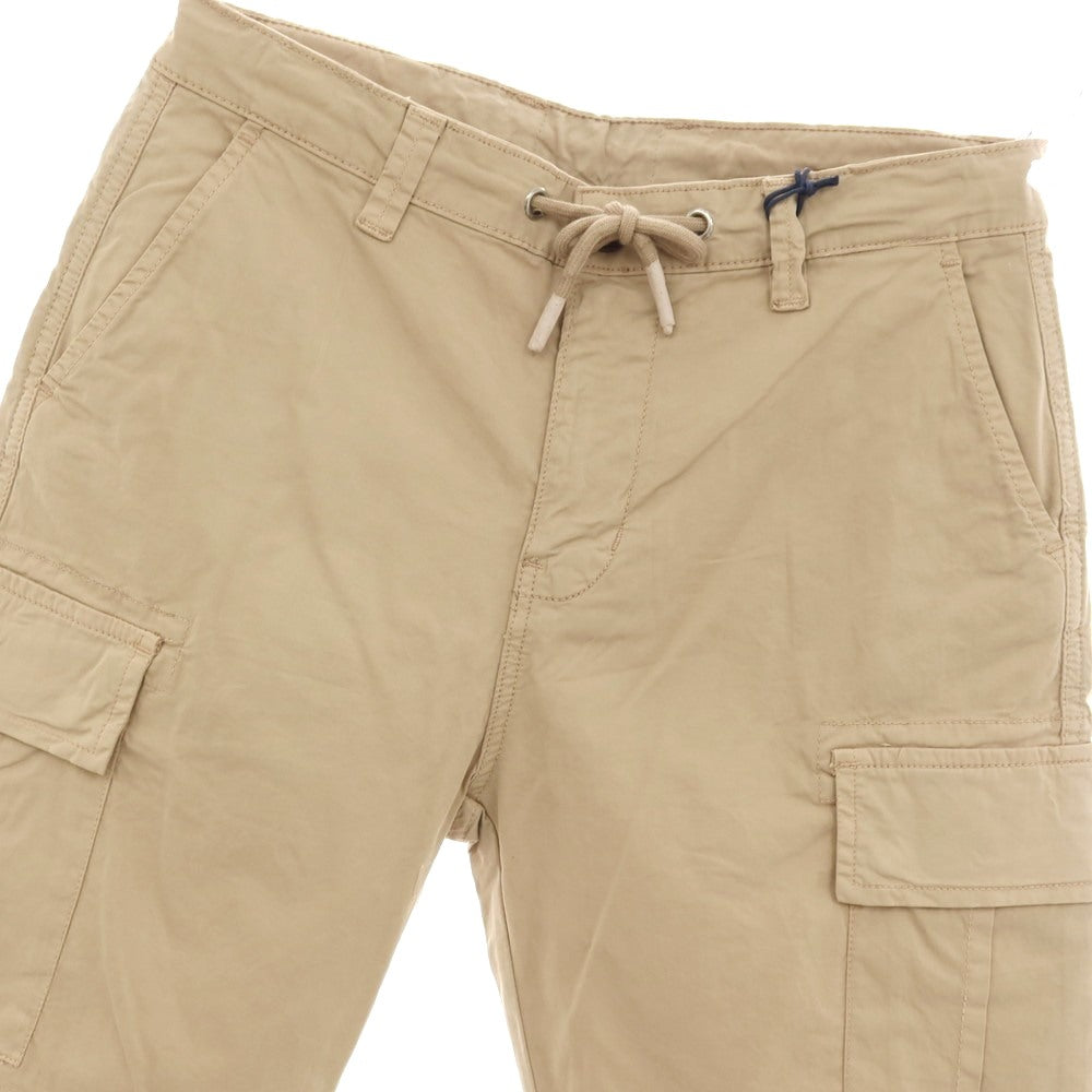 【新品】ガウディ GAUDI ストレッチ コットン カーゴ ショートパンツ ベージュ【 M 】【 状態ランクN 】【 メンズ 】