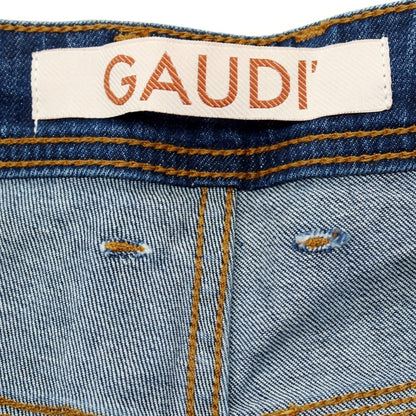 【新品】ガウディ GAUDI LIAM ストレッチ コットン デニム ショートパンツ ジーンズ ネイビー【 34 】【 状態ランクN 】【 メンズ 】