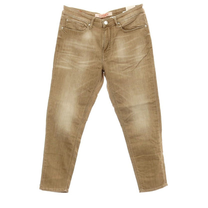 【新品】ガウディ GAUDI BRANDO ストレッチ コットン デニムパンツ ダークベージュ【 34 】【 状態ランクN 】【 メンズ 】