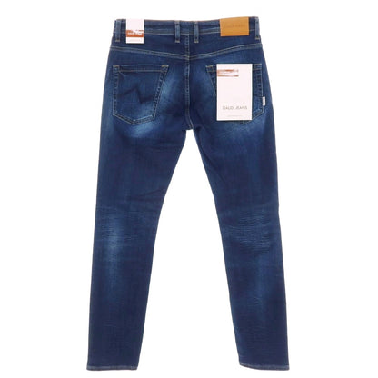 【新品】ガウディ GAUDI JEANS BRUCE ストレッチ コットン デニムパンツ ジーンズ ネイビー【 34 】【 状態ランクN 】【 メンズ 】