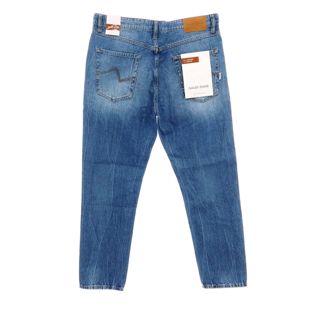 【新品】ガウディ GAUDI JEANS BRANDO コットン デニムパンツ ジーンズ ブルー【 34 】【 状態ランクN 】【 メンズ 】
