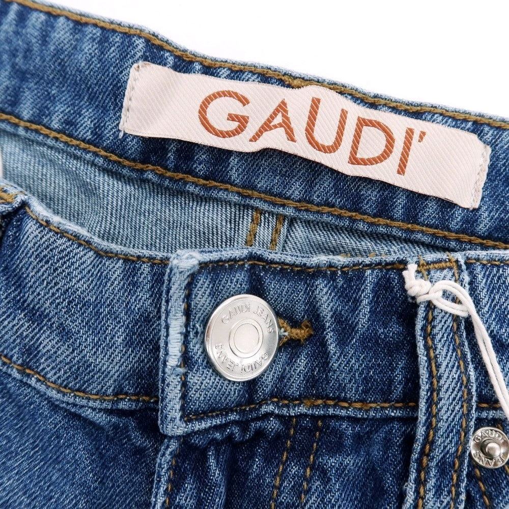 【新品】ガウディ GAUDI JEANS BRANDO コットン デニムパンツ ジーンズ ブルー【 34 】【 状態ランクN 】【 メンズ 】