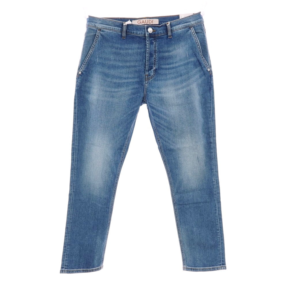 【新品】ガウディ GAUDI JEANS JAMES ストレッチ コットン デニムパンツ ジーンズ ブルー【 34 】【 状態ランクN 】【 メンズ 】