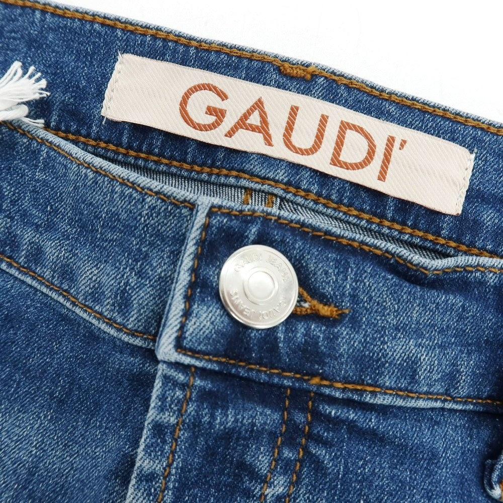 【新品】ガウディ GAUDI JEANS JAMES ストレッチ コットン デニムパンツ ジーンズ ブルー【 34 】【 状態ランクN 】【 メンズ 】