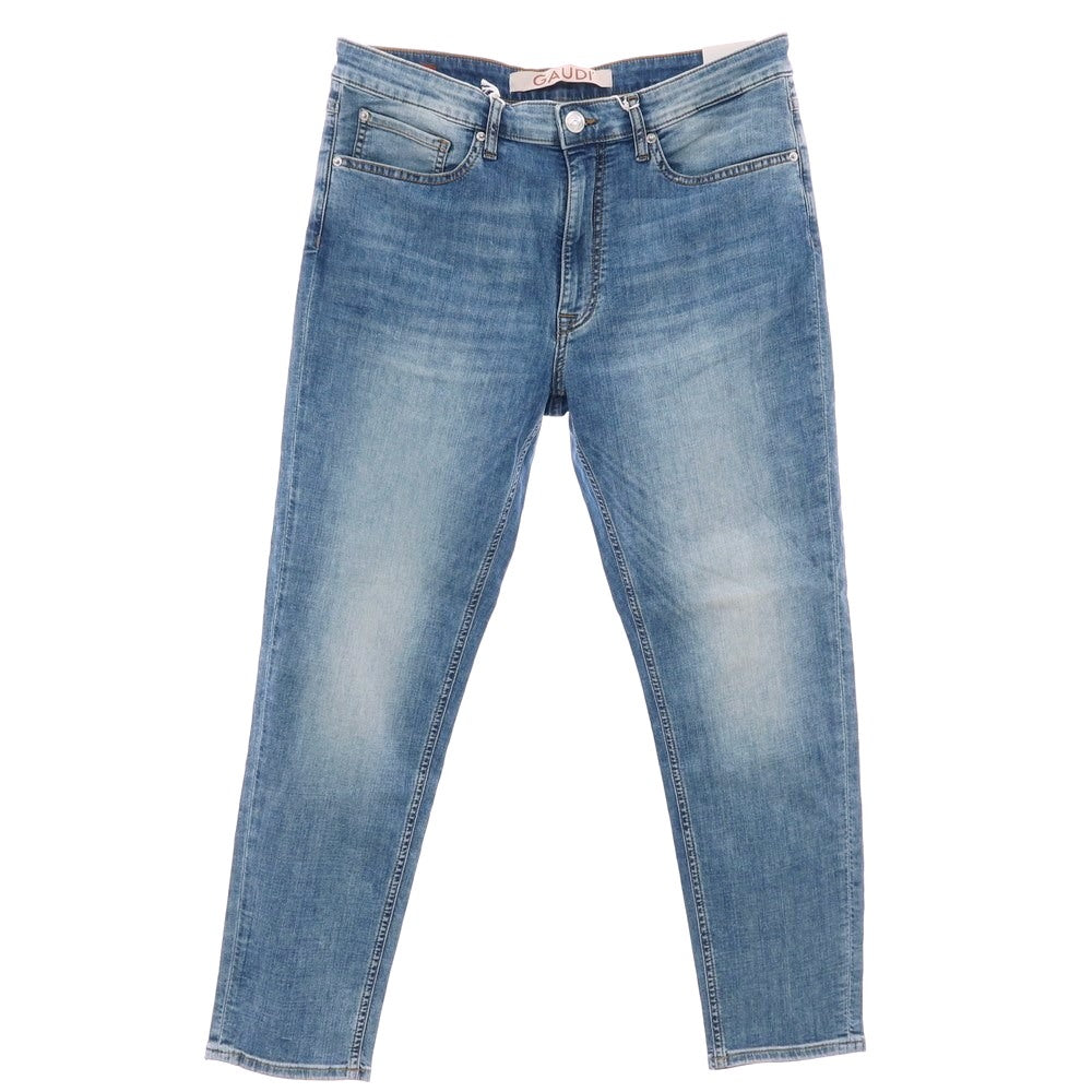 【新品】ガウディ GAUDI JEANS BRANDO ストレッチ コットン デニムパンツ ジーンズ ブルー【 サイズ34 】【 状態ランクN 】【 メンズ 】 [BPD]