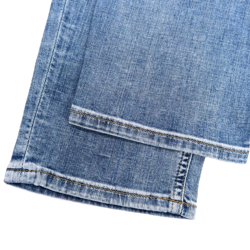 【新品】ガウディ GAUDI JEANS BRANDO ストレッチ コットン デニムパンツ ジーンズ ブルー【 サイズ34 】【 状態ランクN 】【 メンズ 】 [BPD]