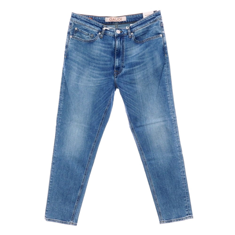 【新品アウトレット】ガウディ GAUDI JEANS BRANDO ストレッチ コットン デニムパンツ ジーンズ ブルー【サイズ34】【 状態ランクN- 】【 メンズ 】[CPD]