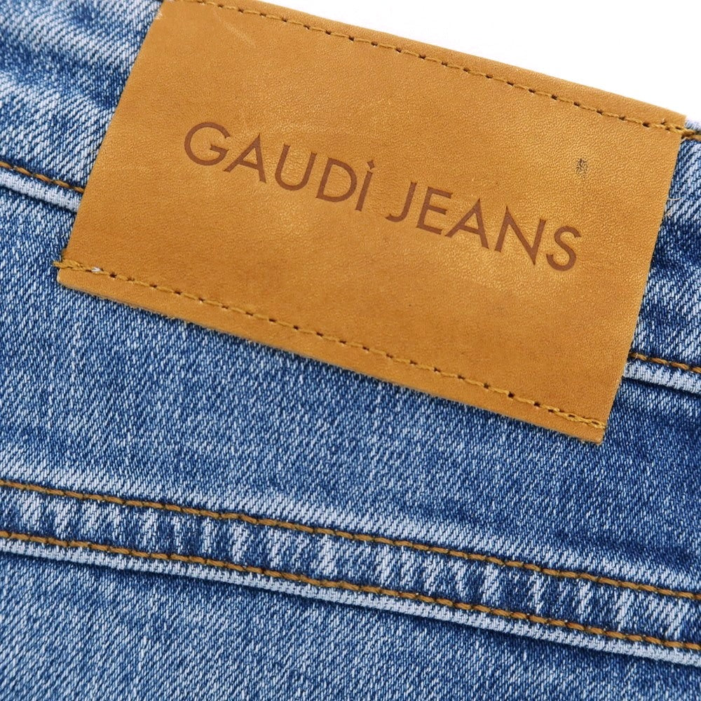 【新品アウトレット】ガウディ GAUDI JEANS BRANDO ストレッチ コットン デニムパンツ ジーンズ ブルー【サイズ34】【 状態ランクN- 】【 メンズ 】[CPD]