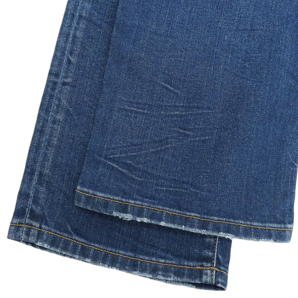 【新品】ガウディ GAUDI JEANS JUSTIN ストレッチ コットン デニムパンツ ジーンズ ネイビー【 サイズ34 】【 状態ランクN 】【 メンズ 】 [BPD]