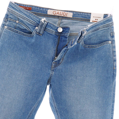 【新品】ガウディ GAUDI JEANS MARTIN ストレッチ コットン デニムパンツ ジーンズ ブルー【 34 】【 状態ランクN 】【 メンズ 】