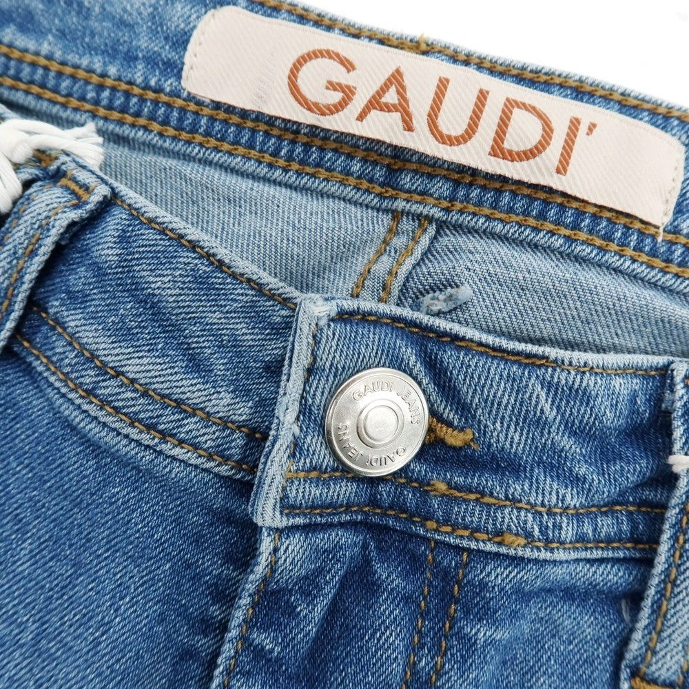 【新品】ガウディ GAUDI JEANS MARTIN ストレッチ コットン デニムパンツ ジーンズ ブルー【 34 】【 状態ランクN 】【 メンズ 】