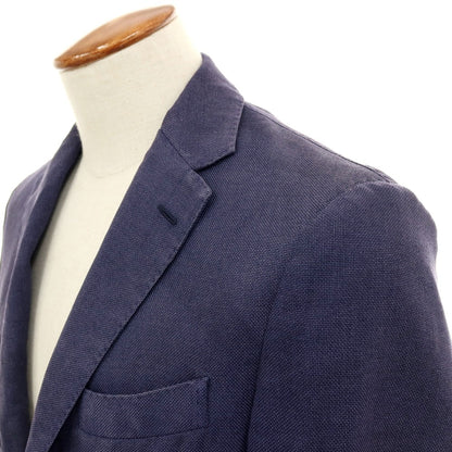 【中古】ラルディーニ LARDINI BRIAN＆BARRY別注 ウールシルクカシミヤ 3B テーラードジャケット ライトネイビー【サイズ48】【 状態ランクC 】【 メンズ 】