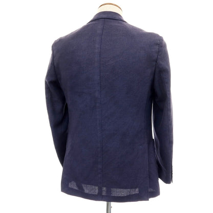 【中古】ラルディーニ LARDINI BRIAN＆BARRY別注 ウールシルクカシミヤ 3B テーラードジャケット ライトネイビー【サイズ48】【 状態ランクC 】【 メンズ 】