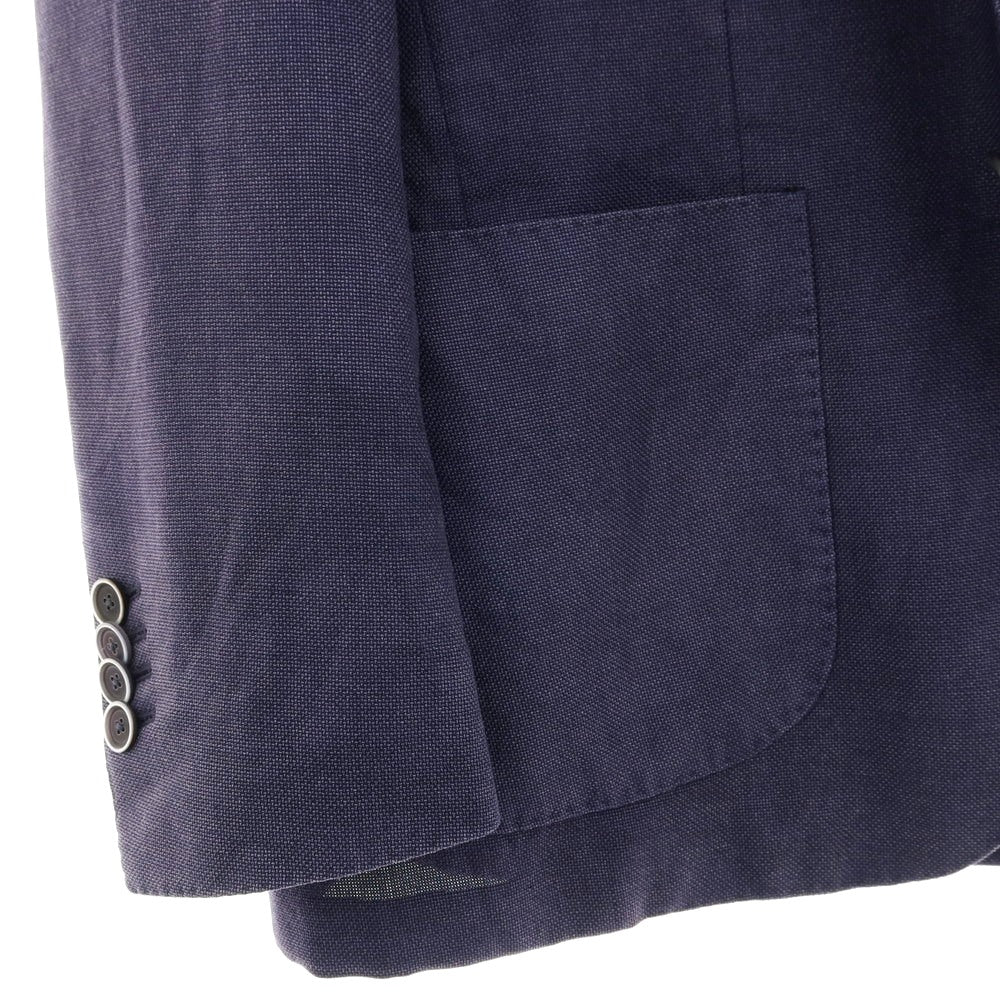 【中古】ラルディーニ LARDINI BRIAN＆BARRY別注 ウールシルクカシミヤ 3B テーラードジャケット ライトネイビー【サイズ48】【 状態ランクC 】【 メンズ 】