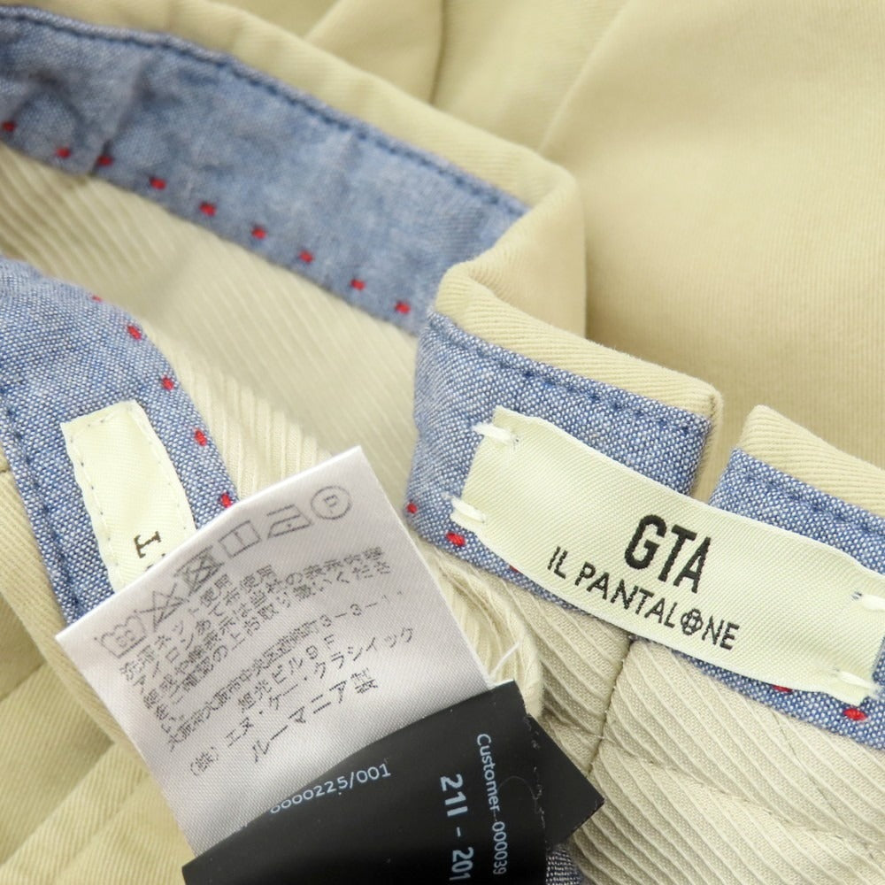 【中古】ジーティーアー G.T.A ストレッチコットン チノパンツ ベージュ【 48 】【 状態ランクB 】【 メンズ 】