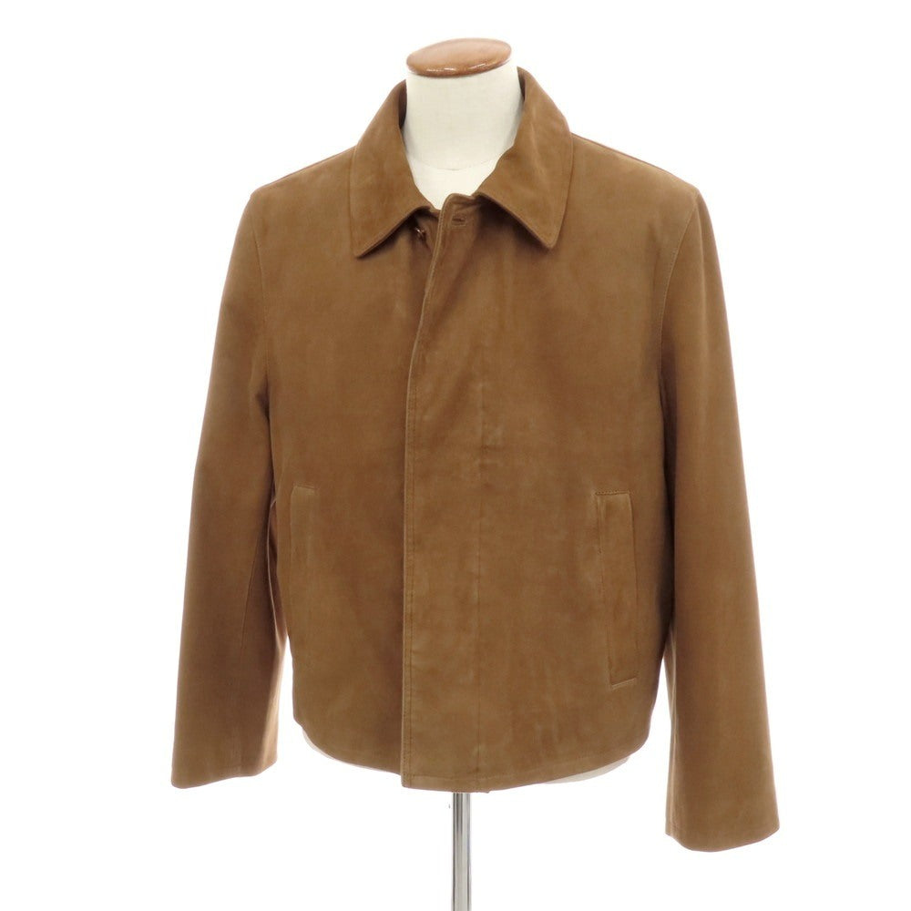 【中古】リバーバレイト REVERBERATE 2025年秋冬 ラムスエード レザーブルゾン ブラウン【 2 】【 状態ランクB 】【 メンズ 】