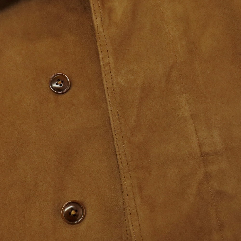 【中古】リバーバレイト REVERBERATE 2025年秋冬 ラムスエード レザーブルゾン ブラウン【 2 】【 状態ランクB 】【 メンズ 】