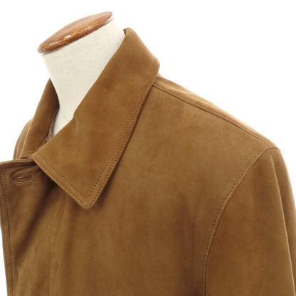 【中古】リバーバレイト REVERBERATE 2025年秋冬 ラムスエード レザーブルゾン ブラウン【 2 】【 状態ランクB 】【 メンズ 】