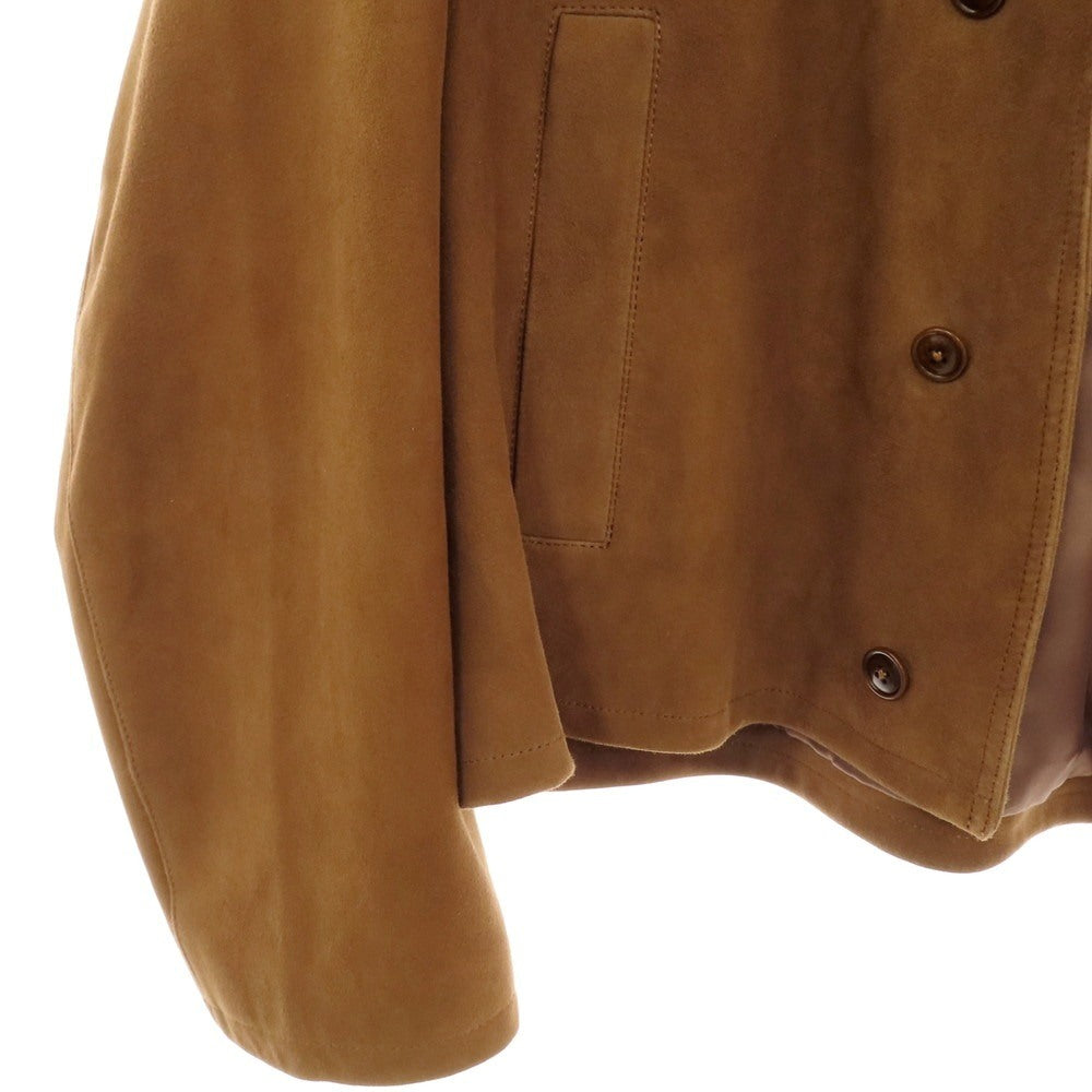 【中古】リバーバレイト REVERBERATE 2025年秋冬 ラムスエード レザーブルゾン ブラウン【 2 】【 状態ランクB 】【 メンズ 】