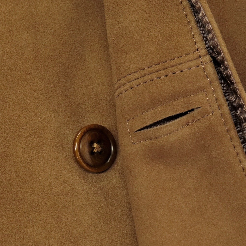 【中古】リバーバレイト REVERBERATE 2025年秋冬 ラムスエード レザーブルゾン ブラウン【 2 】【 状態ランクB 】【 メンズ 】