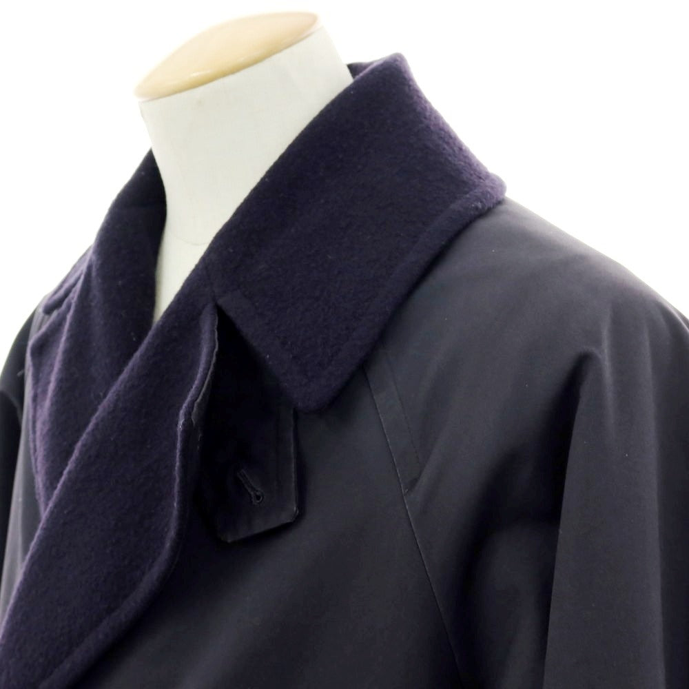 【中古】コモリ COMOLI コットン×ウール タイロッケンコート ネイビー【 1 】【 状態ランクD 】【 メンズ 】