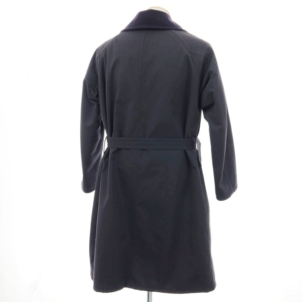 【中古】コモリ COMOLI コットン×ウール タイロッケンコート ネイビー【 1 】【 状態ランクD 】【 メンズ 】