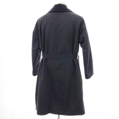 【中古】コモリ COMOLI コットン×ウール タイロッケンコート ネイビー【 1 】【 状態ランクD 】【 メンズ 】