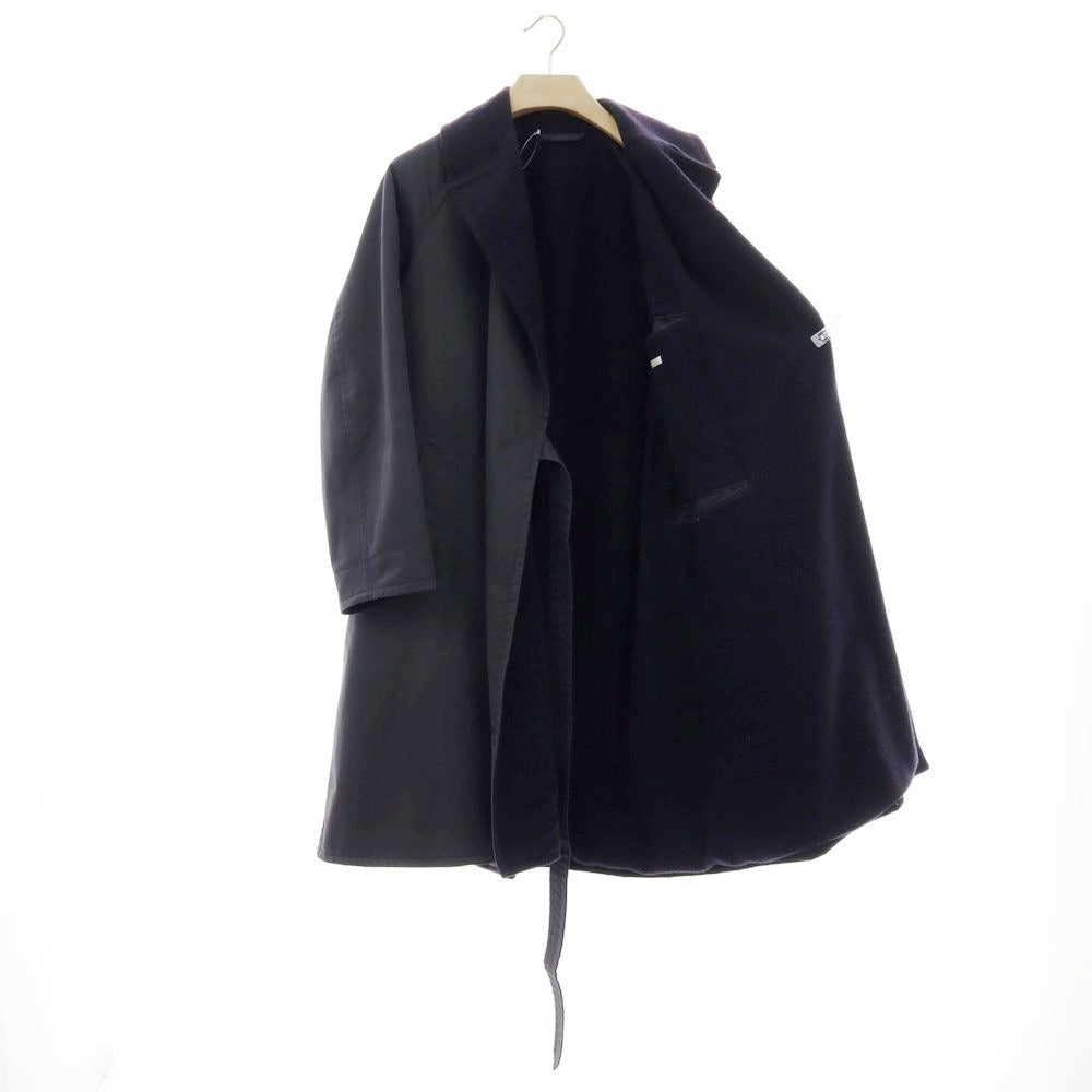【中古】コモリ COMOLI コットン×ウール タイロッケンコート ネイビー【 1 】【 状態ランクD 】【 メンズ 】