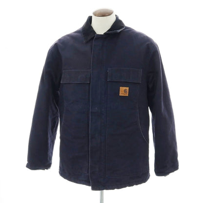 【中古】カーハート Carhartt ダックコットン 中綿ブルゾン ネイビー【 XL 】【 状態ランクC 】【 メンズ 】