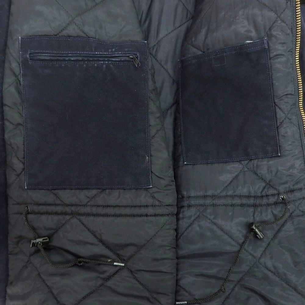 【中古】カーハート Carhartt ダックコットン 中綿ブルゾン ネイビー【 XL 】【 状態ランクC 】【 メンズ 】