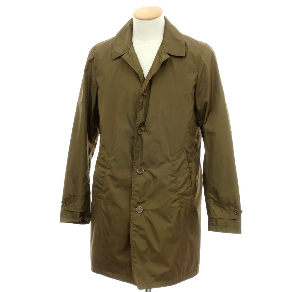 【中古】アスペジ ASPESI ナイロン ステンカラーコート オリーブ【サイズS】【 状態ランクC 】【 メンズ 】
