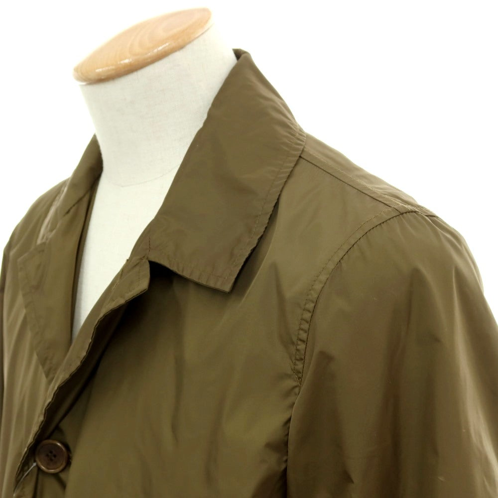 【中古】アスペジ ASPESI ナイロン ステンカラーコート オリーブ【サイズS】【 状態ランクC 】【 メンズ 】