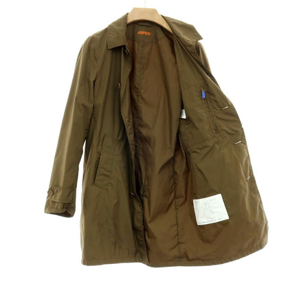 【中古】アスペジ ASPESI ナイロン ステンカラーコート オリーブ【サイズS】【 状態ランクC 】【 メンズ 】