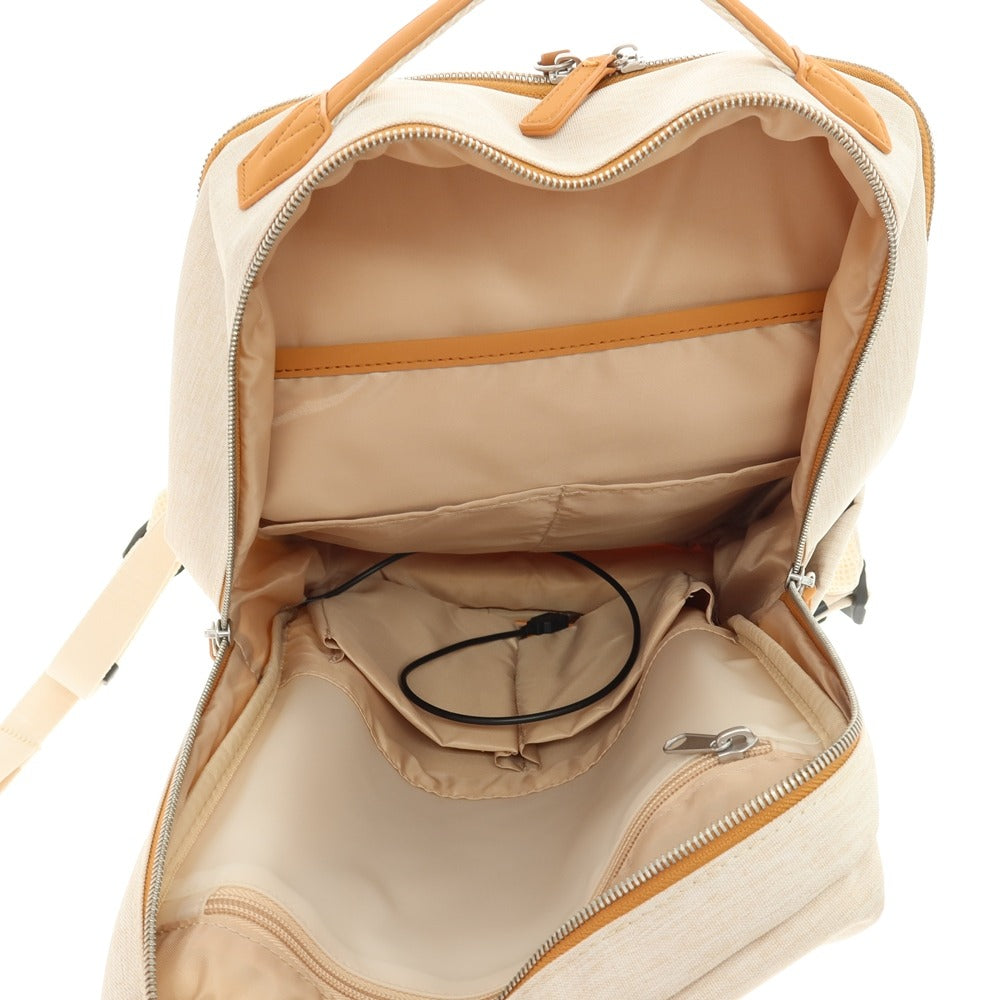【中古】ノルディス NORDACE ナイロン系 バックパック・リュック アイボリーxベージュ【 状態ランクB 】【 メンズ 】