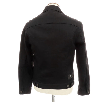 【中古】ピーティートリノ デニム PT TORINO DENIM Double Black Denim Jacket ストレッチコットン デニムジャケット ブラック【 48 】【 状態ランクB 】【 メンズ 】