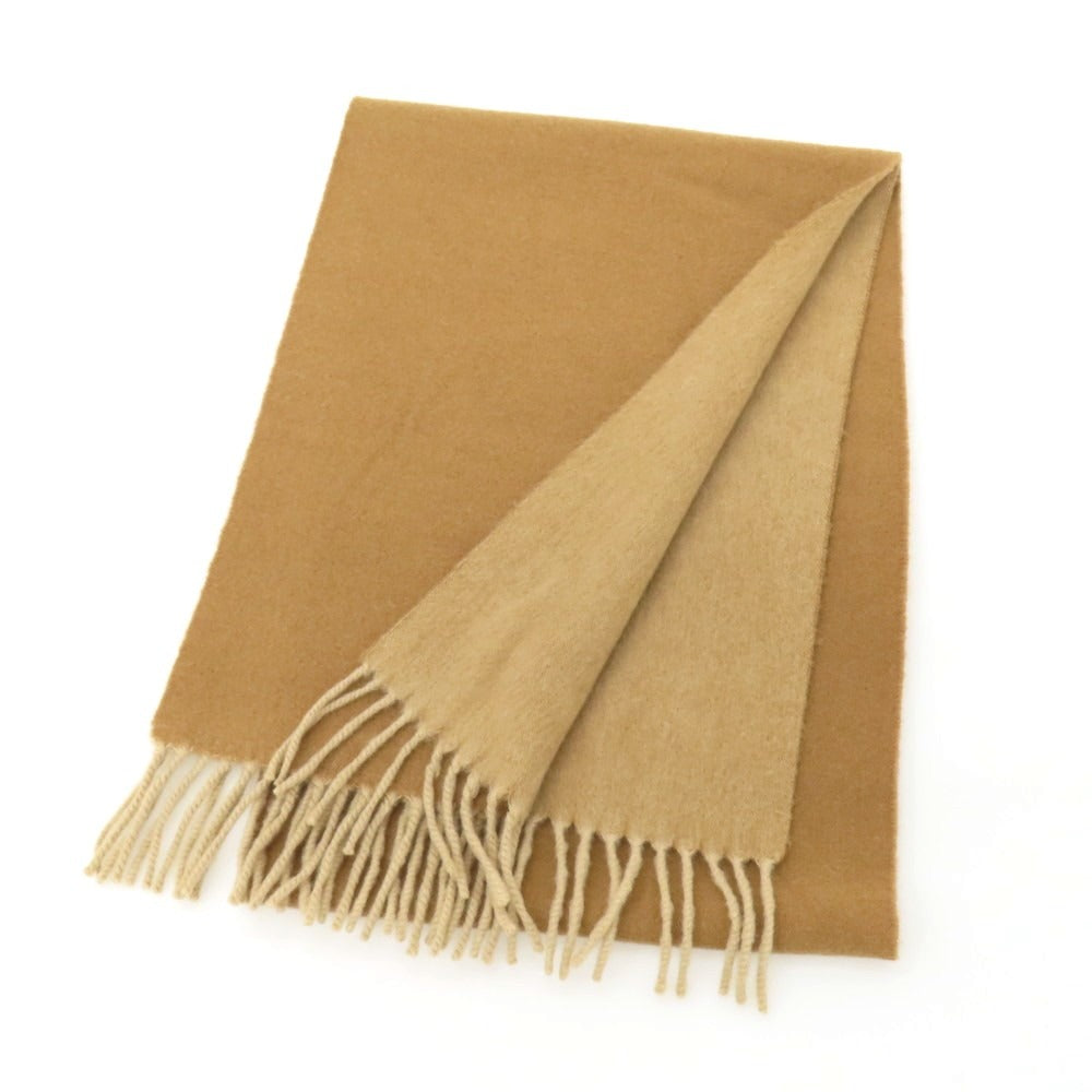 【中古】グリーンレーベルリラクシング green label relaxing ウール マフラー ベージュ【 状態ランクB 】【 メンズ 】