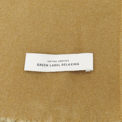 【中古】グリーンレーベルリラクシング green label relaxing ウール マフラー ベージュ【 状態ランクB 】【 メンズ 】