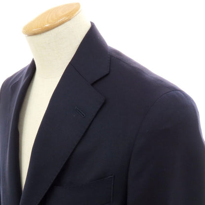 【中古】カミチャニスタ CAMICIANISTA SUPER130’S ウール 3B テーラードジャケット ネイビー【 S 】【 状態ランクC 】【 メンズ 】