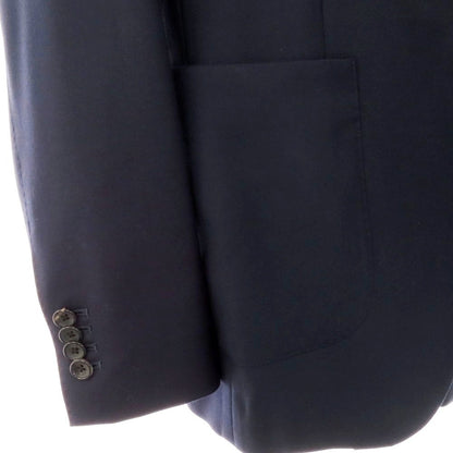 【中古】カミチャニスタ CAMICIANISTA SUPER130’S ウール 3B テーラードジャケット ネイビー【 S 】【 状態ランクC 】【 メンズ 】