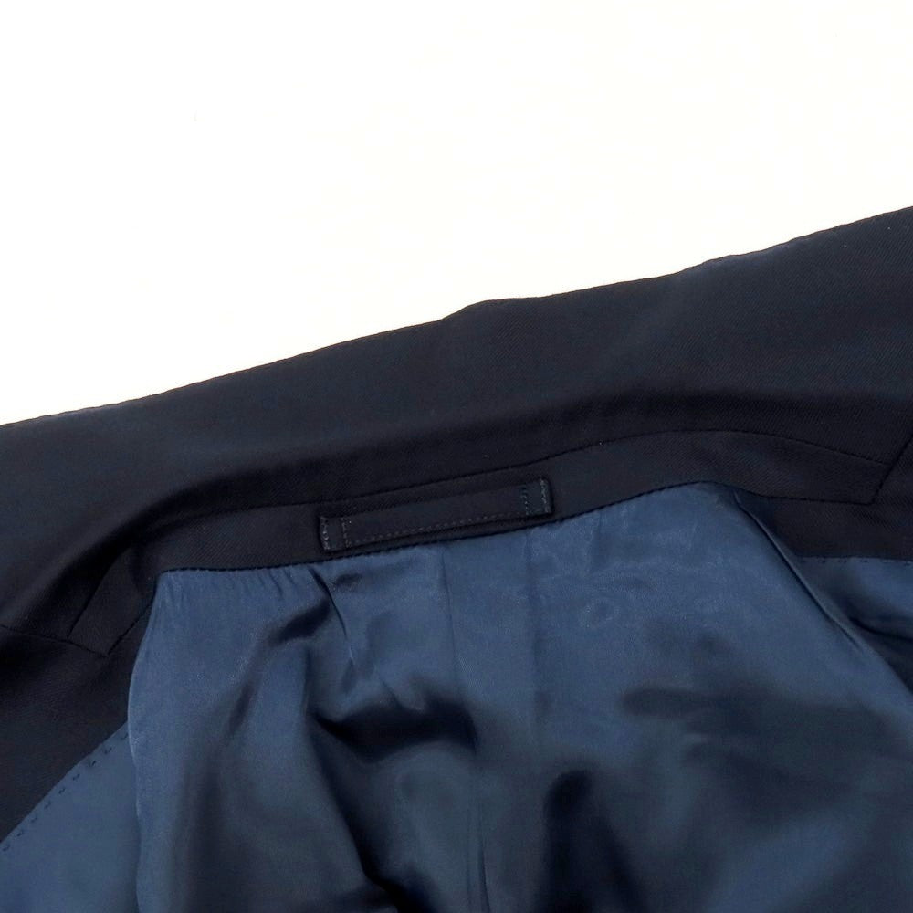 【中古】カミチャニスタ CAMICIANISTA SUPER130’S ウール 3B テーラードジャケット ネイビー【 S 】【 状態ランクC 】【 メンズ 】