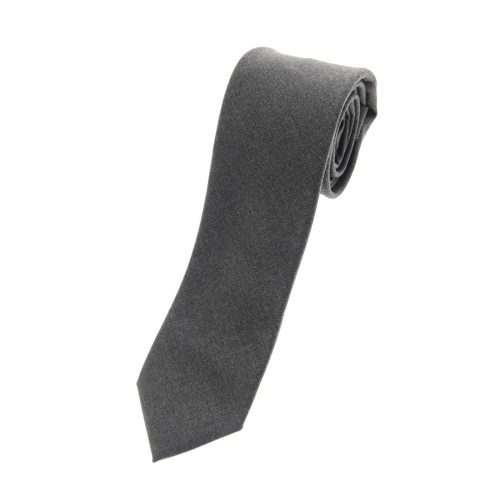 【中古】アルコディオ ARCODIO ウール 無地ネクタイ グレー【 状態ランクB 】【 メンズ 】