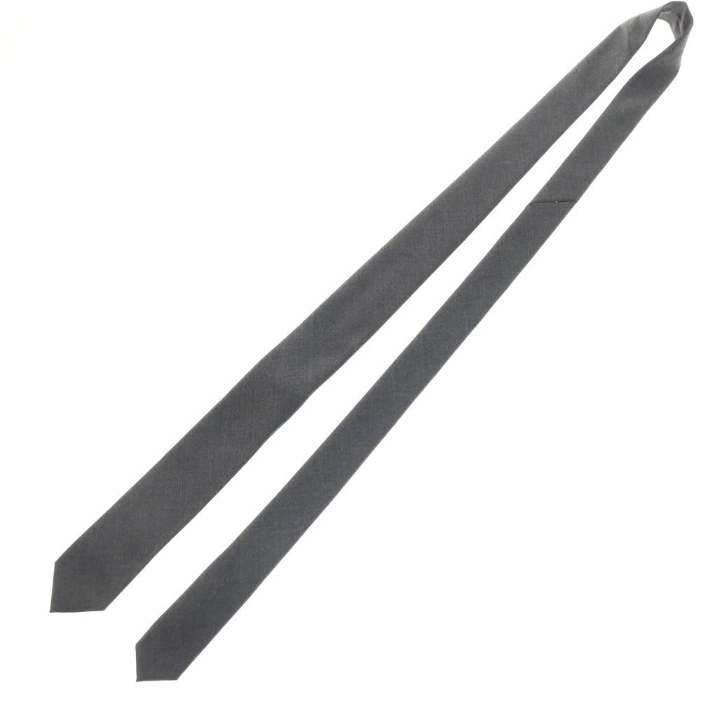 【中古】アルコディオ ARCODIO ウール 無地ネクタイ グレー【 状態ランクB 】【 メンズ 】