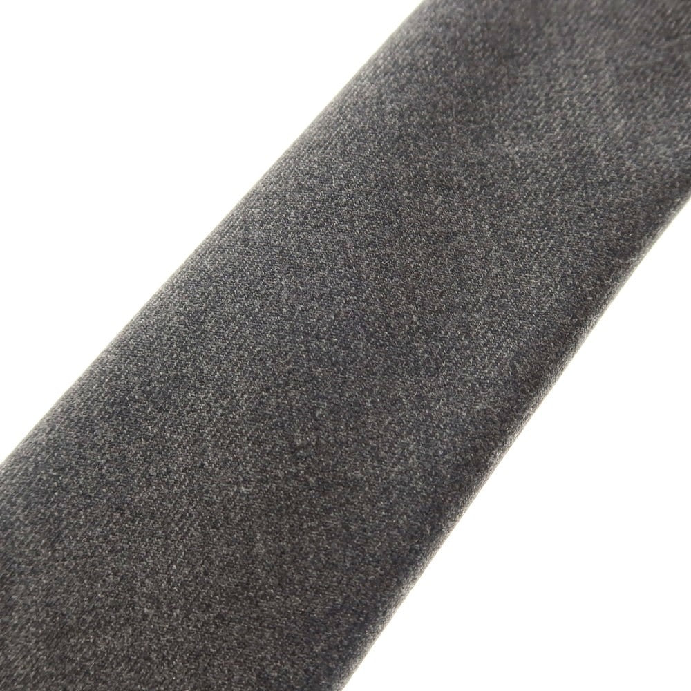 【中古】アルコディオ ARCODIO ウール 無地ネクタイ グレー【 状態ランクB 】【 メンズ 】