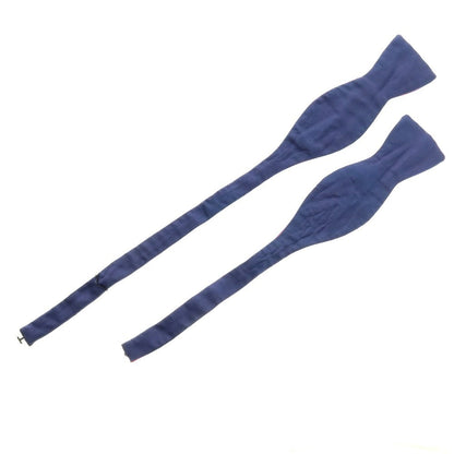 【中古】シナーブル Cinabre シルク ボウタイ 蝶ネクタイ ネイビーxレッド【 状態ランクC 】【 メンズ 】