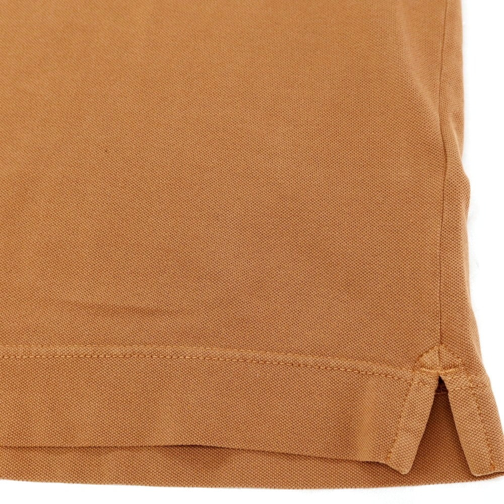 【中古】チルコロ1901 CIRCOLO 1901 ガーメントダイ コットンポリウレタン ジャージー 半袖ポロシャツ ブラウン【サイズXL】【 状態ランクA 】【 メンズ 】