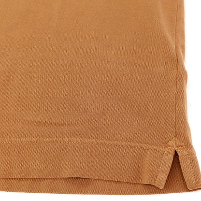 【中古】チルコロ1901 CIRCOLO 1901 ガーメントダイ コットンポリウレタン ジャージー 半袖ポロシャツ ブラウン【サイズXL】【 状態ランクA 】【 メンズ 】