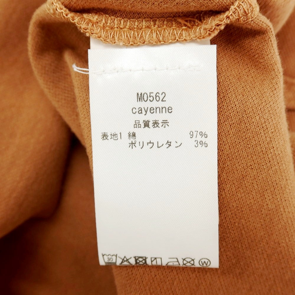 【中古】チルコロ1901 CIRCOLO 1901 ガーメントダイ コットンポリウレタン ジャージー 半袖ポロシャツ ブラウン【サイズXL】【 状態ランクA 】【 メンズ 】